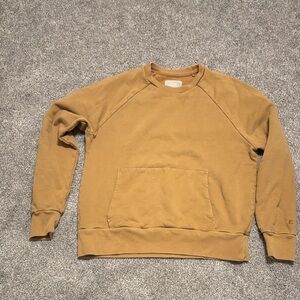 Everlane Organic Cotton Crew Neck Kangaroo Pocket Sweater